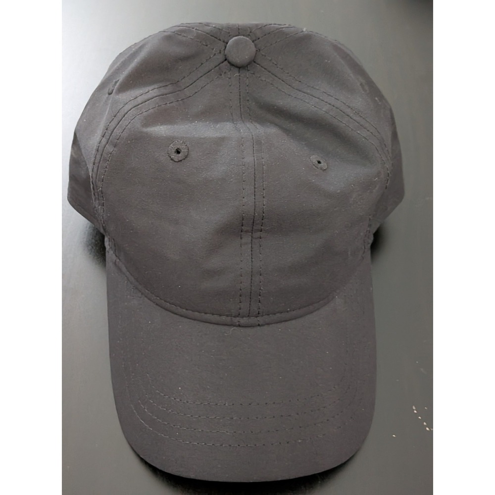Classic Baseball Cap Hat Black Strapback OSFM Performance Material
